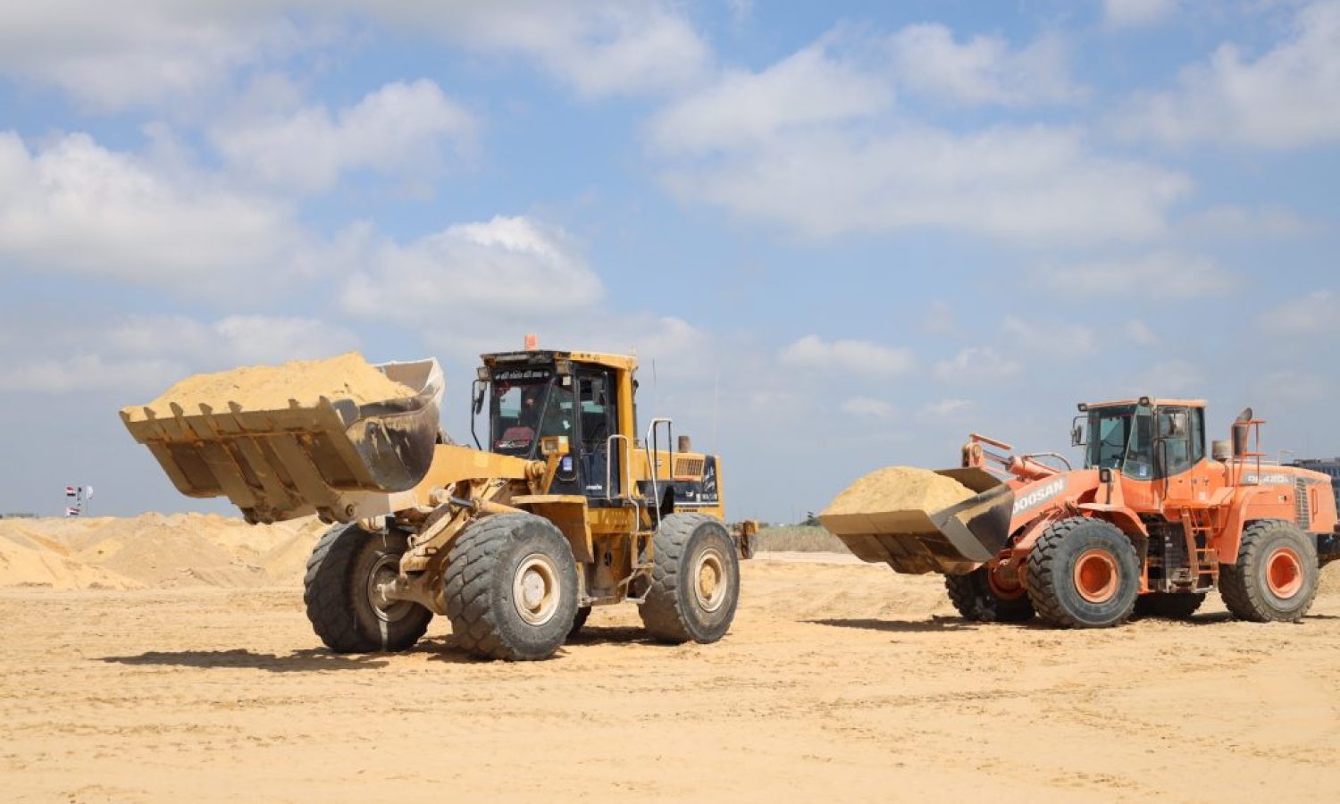Bulk rock salt ready for export