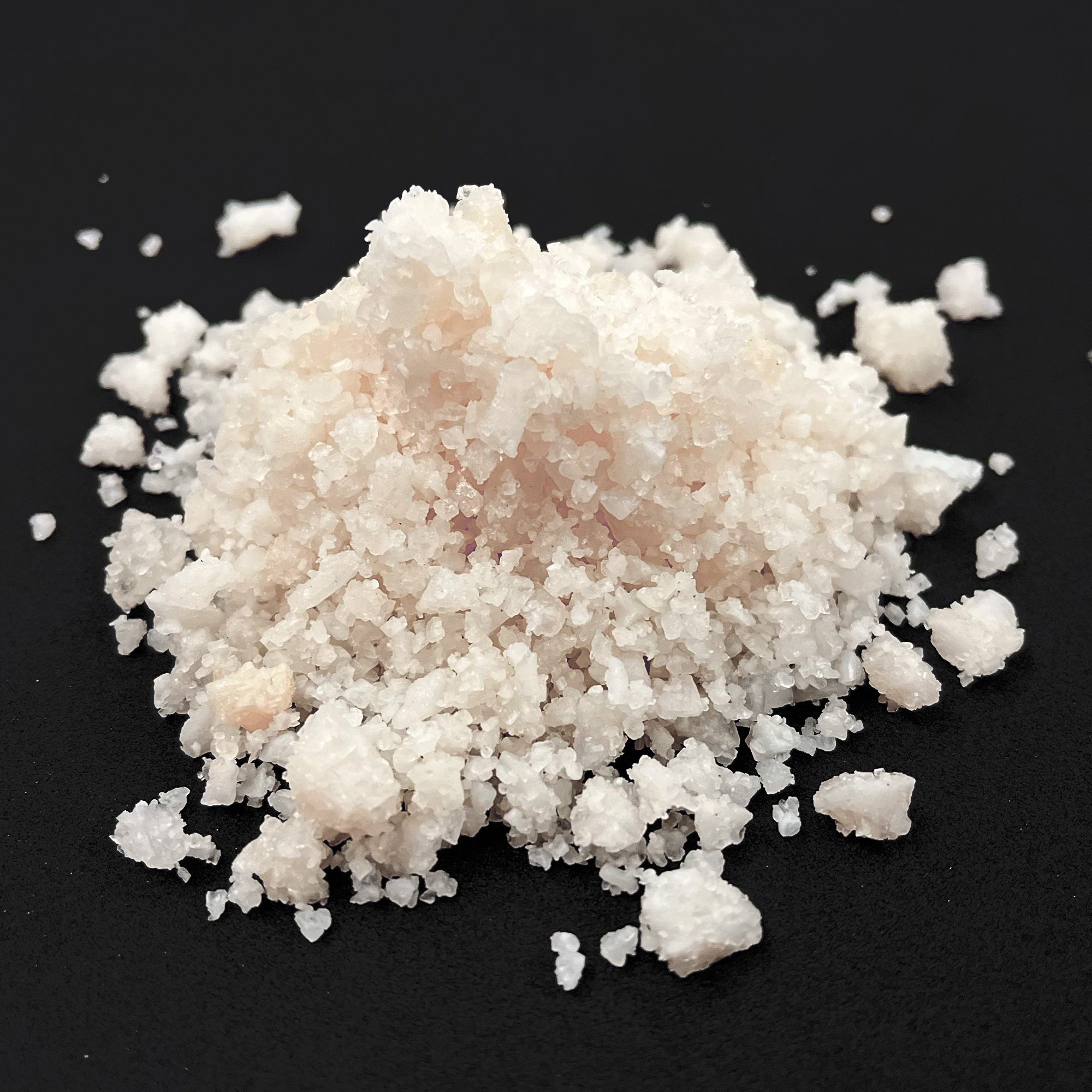 Raw salt crystals